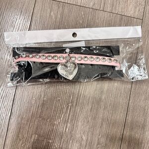 Dolls Kill Pink Rhinestone necklace